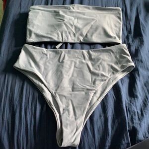 Bathing suit, gray, size L